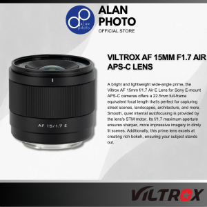 Viltrox AF 15mm F1.7 Air APS-C Lens Sony E / Fujifilm X / Nikon Z