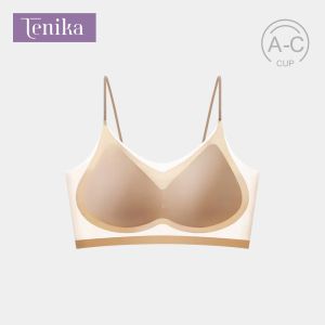 TENIKA Seamless บรา เก็บทรงเต็มเต้า เก็บข้างได้ดี ก็มั่นใจมากกว่า ใส่สบาย ไร้โครง น้ำหนักเบาและระบายอากาศได้ดี -075