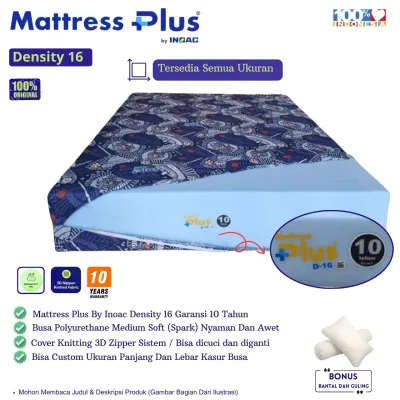 Inoac Mattress Plus 200 x 160 x 19 Cm Kasur Busa Premium Queen Size Garansi 10 Tahun - Spark