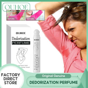 Ouhoe Removes Body Odor Deodorizer Underarm Odor Treatment Flower Scent Roll-On Reduce Sweating Odor Underarm Body Odor Remover Treatment Long Lasting Portable Eliminate Bad Smell Brighten Stick Skin Care 10ml