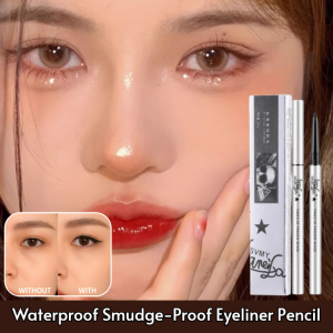 [One-Stroke Shaping] Long-Lasting Waterproof Eyeliner Gel Pencil Spinning Eyeliner Long Lasting Waterproof Eyeliner Natural Makeup Color Is Not Easy To Smudge No Smudging Flexible Eyeliner Automatic Eyeliner Gel Pen Sweet Easy Coloring
