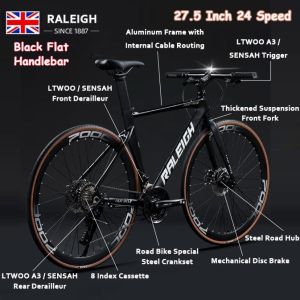 【LOCAL SELLER】RALEIGH 27.5 Inch Road Bike 24 Speed 700cc Bicycle