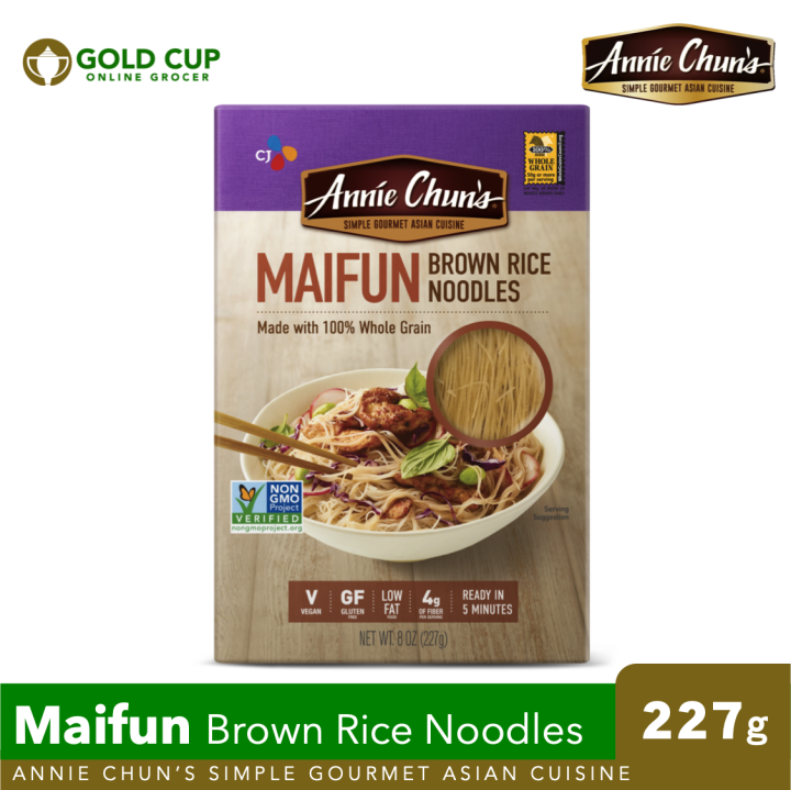 Annie Chun's Maifun Brown Rice Noodles 227g (Non GMO, Vegan
