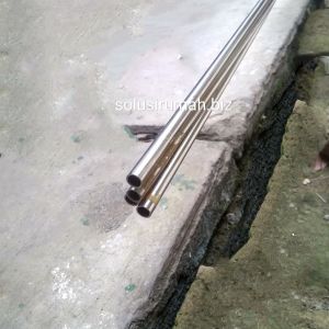 per10cm pipa ss stainless pilih ukuran stainles potongan panjang  per 10 cm bulat 1/2 3/4 5/16 1 3/4 1 1/4 1 1/2 2 2 1/2 3 4 inch