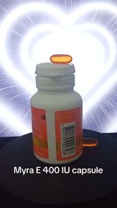 Myra E 400 IU -Vitamin E Capsule – Antioxidant Glowing Skin Anti-Aging Skin Whitening Supplement