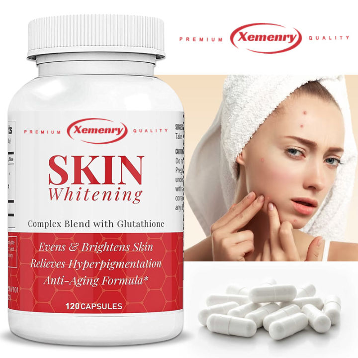 Glutathione Whitening Capsules - Dark Spot Remover - Natural Whitening ...