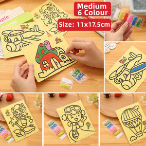 Kids DIY Own Fan Coloring Painting kipas Graffiti Paint Warna kanak Hadiah Gift Art Craft Toy Education Reward Baby Toys