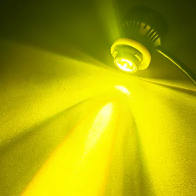 AUXITO 2Pcs H11 Projector bulb Fog Light 3000K Gold Yellow H8 H9 H16(JP) Mini Projector Lens Light