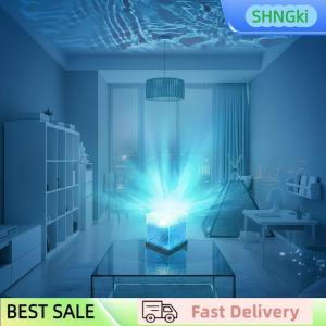 SHNGki 16 màu LED cạnh giường ngủ ánh sáng ban đêm cảm ứng Dimmable USB powered xoay với từ xa cho trẻ em mẫu giáo trang trí nội thất
