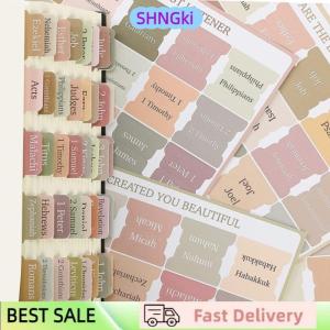 SHNGki Mr. Pen- Bible Tabs 5 Tabs Boho Theme Laminated Bible Tabs For Women And Men Bible Tabs For Study Bible Bible Index Tabs