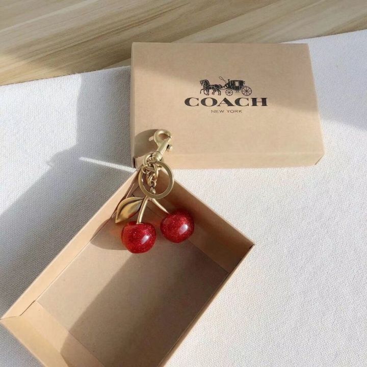 COACH®: Cherry Bag Charm