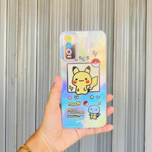 Case Hologram Fashion PIKACU INFINIX SMART 8 SMART 8 PRO HOT 40i HOT 9 PLAY NOTE 30 4G HOT 30i HOT 40 PRO SPARK GO 20 20C 20 PRO Casing Hologram Aurora Aero Case