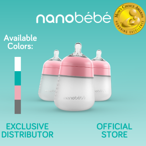 Nanobebe Silicone Bottle 9 oz (270 ml) - 3 Pack