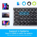 314JOMAA PortableFolding Keyboard Foldable Wireless Bluetooth keyboard with Numeric Keypad for Windows ,Android, IOS Tablet ipad Phone. 