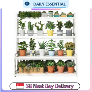 【DAILY ESSENTIAL】 R22S Trapezoid Plant Stand and Storage Shelf 3 or 4 Tier