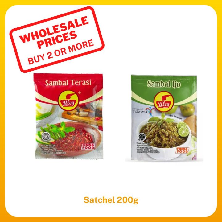 インドネシア ULEG Terasi, IJO, BELIBIS, GOODAY（Uleg] Sambal
