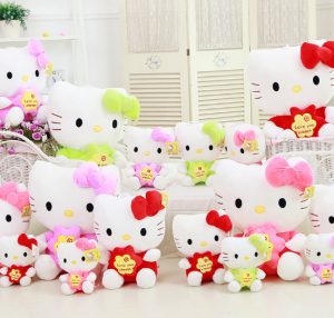 Hello Kitty Soft Toys 20cm To 30cm Smoothly Cloth Stuffed Plush Toy Gift Gifts Mainan Patung KT
