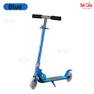 Adjustable Foldable Aluminum Scooter for Kids 6-12 Years - 3-Tier Height Setting Durable PU Wheels Birthday Gift