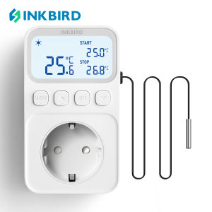 Inkbird c216t Plug-in Bộ điều khiển nhiệt độ kĩ thuật số Lập Trình Điều chỉnh nhiệt chuyển đổi thông minh sưởi ấm và làm mát với thời gian và báo động