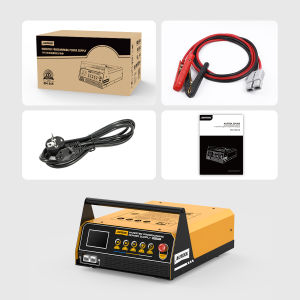 ✅3-year Warranty + Local Shipping✅ AUTOOL EM365 ECU Programming Power Supply 400A | Stable Car Battery Charger & Jump Starter for Workshop