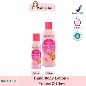 NATUR E Hand Body Lotion Daily Nourishing Advance Hijau Pink Putih Pelembab Pemutih Pencerah Badan