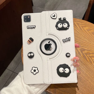 Cute Cartoon Briket 360° Berputar Flip Leather Tablet Cover For iPad Air 2 3 4 5 6 Mini 4 5 6 7 iPad 7 8 9 10 11 Gen 2025 iPad Pro 11 inch 12.9 inch M4 M3 M2 2024 iPad 7.9 8.3 9.7 10.2 10.5 10.9 13 inch iPad Case Pad Casing With Stand