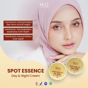 SR12 CREAM SPOT ESSENCE SR12 / TUMPAS BEKAS JERAWAT  HILANGKAN FLEK HITAM & NODA WAJAH