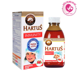 Siro Hartus Immunity - Tăng Sức Đề Kháng Cho Bé Khỏe Mạnh chai 150ml