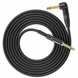 LEKATO Guitar Mute Cable 3m/6m Professional Bass AMP Cord with Dual Mute Plug End Noiseless Guitar Cable