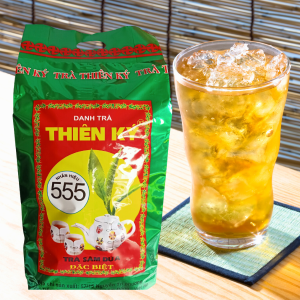 Combo 5 Gói - Trà Dứa Thiên Ký Hiệu 555 Gói 250gram ( Chè xanh bảo lộc sấy khô sạch thơm an toàn )