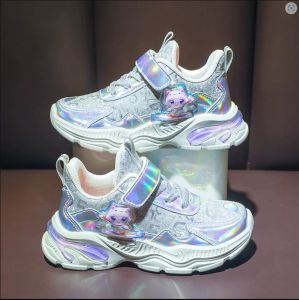 Giày thể thao bé gái ánh bạc kim tuyến Mẫu Hoạt Hình Giày đi học bé gái Giày cho bé gái ON138