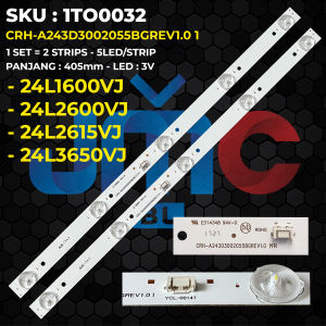 Backlight TV TOSHIBA 24 Inch 24L1600VJ 24L2600VJ 24L2615VJ 24L3650VJ CRH-A243D3002055BGREV1.0 1