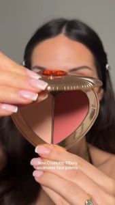 Bảng Phấn Má Tim 2 Ngăn CHARLOTTE TILBURY PILLOW TALK BEAUTY SOULMATES FACE PALETTE  10G