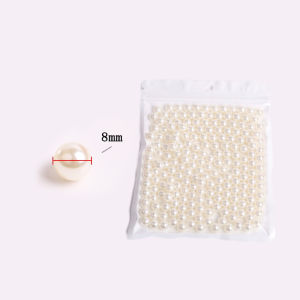 100pcs 8mm/10mm Multifunctional Floral Pearls Bouquet Decoration Pearls With Glue Dots