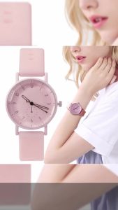 Pink Digital simple women dresses nd watches fashion 2023 new casual silicone strap ladies quartz watche gift clock