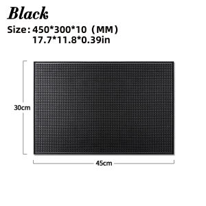 Bar Mat Anti-slip Rubber Mats Thickened PVC Rubber Shock absorbers Spill Mat Super Absorbent Drainer Mats Bar Mat