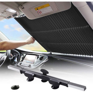 Car Sunshade Windshield Cover Front Window Sunscreen Sun Shield Shade Curtain Windshield Visor Sunshade Cermin 遮阳车窗帘