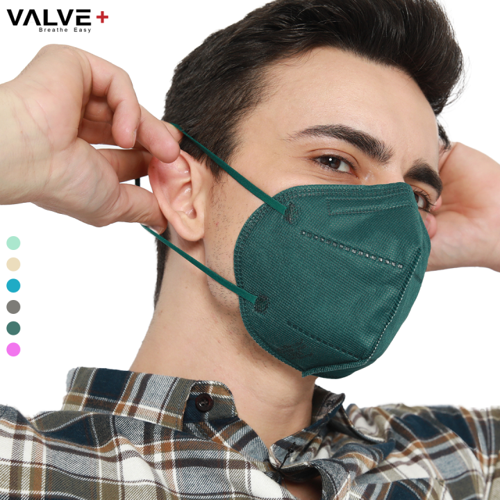 Masker Medis 6Ply ValvePlus PURISM FFP2 NR Standarisasi Eropa Perpcs Warna