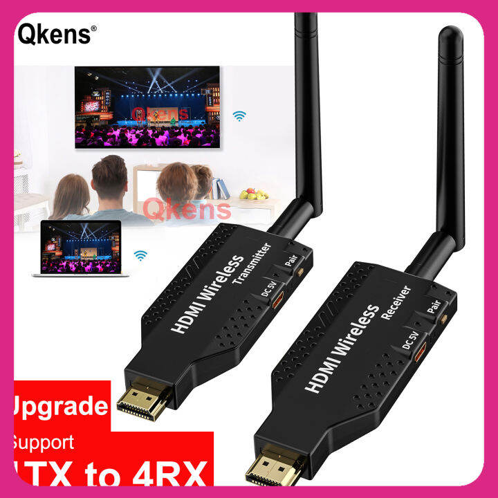 HD 50m Wireless Transmission HDMI Extender Video Transmitter Receiver ...