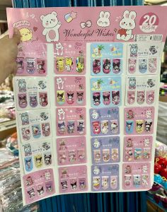 {ISI 60PCS}Pembatas Buku Magnet Karakter Bookmark Fancy Stationery GROSIR