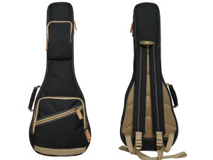 Professional Ukulele Gig Bag Thickened Shockproof Protection Durable Canvas with Adjustable Backpack Straps and Breathable Double-Layer Storage for 26-inch Ukulele.