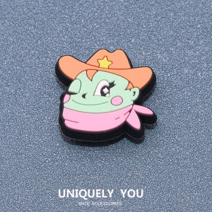 Jibbitz cross charm Cartoon Animal Shoes Buckle Hole Shoes Accessories Frog Tiger Cat Fashion Shoes Accessories