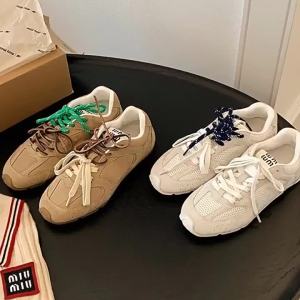 Giá khuyến mãi Grape Mom studiolee  Giày thể thao nữ vintage buộc dây đa năng thoáng khí giày huấn luyện Đức Forrest Gump 2024 Mẫu Mới