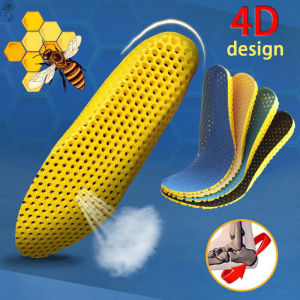 [Hoa Cúc Nhỏ] 1 Đôi Lót Giày Thể Thao Cho Nam & Nữ Lót Đệm Tổ Ong Khử Mùi Thấm Hút Mồ Hôi Thoáng Khí Phụ Kiện Giày Thường Ngày Đế Mềm Mùa Hè