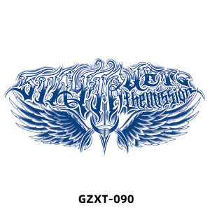 ZEEMIN 2023 new manufacturer wholesale juice chest sticker tattoo sticker herbal semi-permanent back tattoo wing tattoo sticker