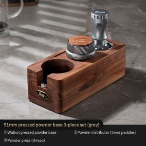 BINCOO Coffee Tamper Set Espresso Machine Supporting Utensils Three Pulp Pressing Powder Hammer Combination Set 51/58MM