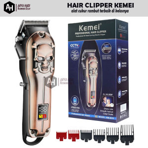 KEMEI KM-2618 Hair Clipper Rambut Mesin Pencukur Rambut Electric LCD Digital Display Original