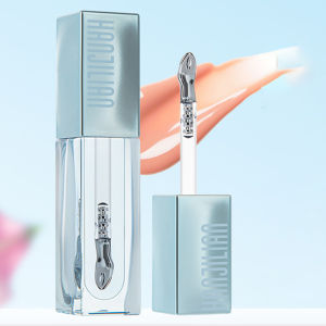 2-in-1 Warm Feeling Lip Glaze Essence Oil Color-Changing Hydrating Non-Drying Lip Gloss 变色唇部精华油唇釉