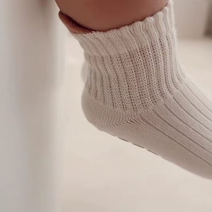3Pairs Toddler Floor Socks with Grips for Infant Gender Neutral Prewalker Socks Spring Baby Socks Hosiery Ankle Socks