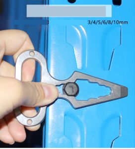 Cờ lê cắm trại + khui nắp chai có khoen cầm